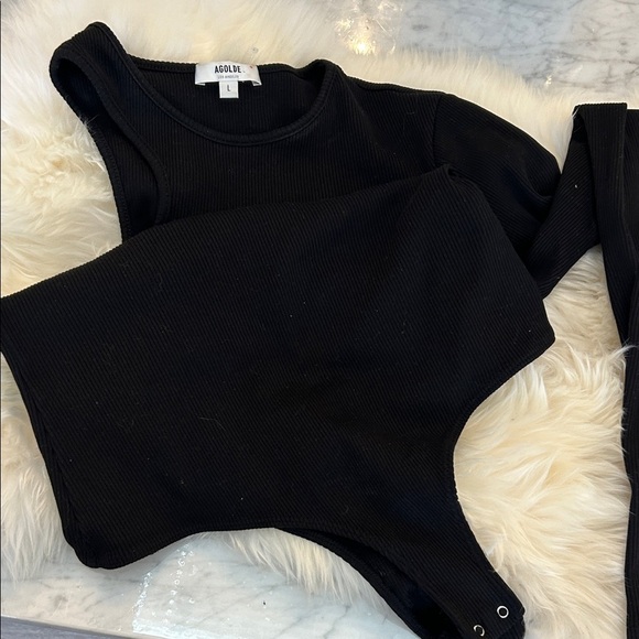 Agolde Classic Black Bodysuit - Picture 2 of 10